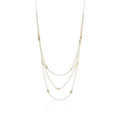 9ct Gold Triple Chain Necklace