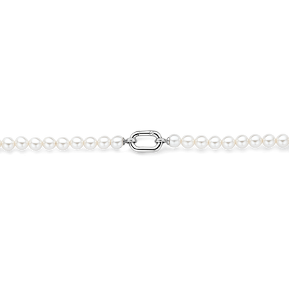TI SENTO Sterling Silver 6mm Pearl Set Necklace