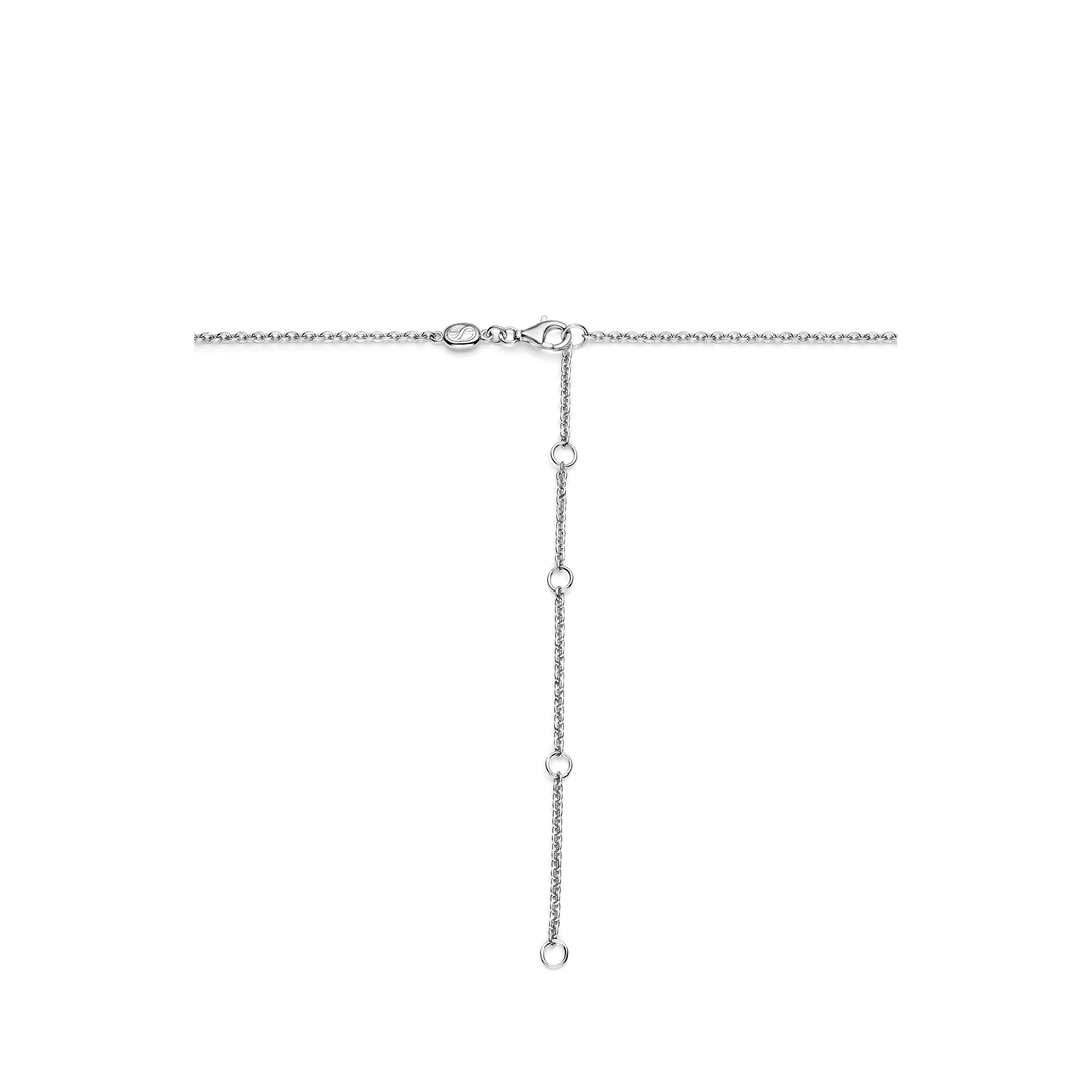 TI SENTO Classic Charm Sterling Silver & Gold Plated Cubic Zirconia Set Necklace