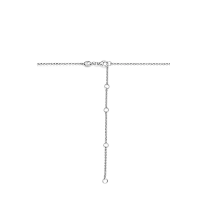 TI SENTO Classic Charm Sterling Silver & Gold Plated Cubic Zirconia Set Necklace