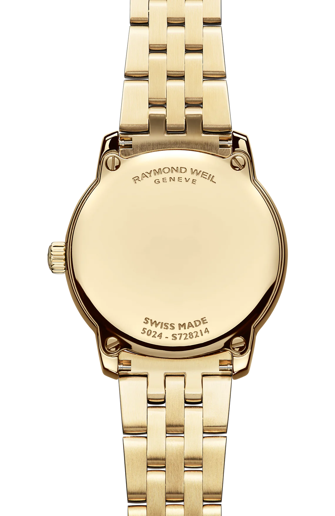 Raymond Weil Toccata Mother of Pearl Diamond Set Dial PVD Gold Plated Womens Quartz Watch 24mm 5024-P-97081