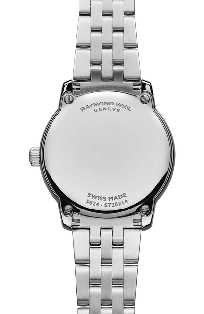 Raymond Weil Toccata Mother of Pearl Diamond Set Dial Stainless Steel Womens Quartz Watch 24mm 5024-ST-97081