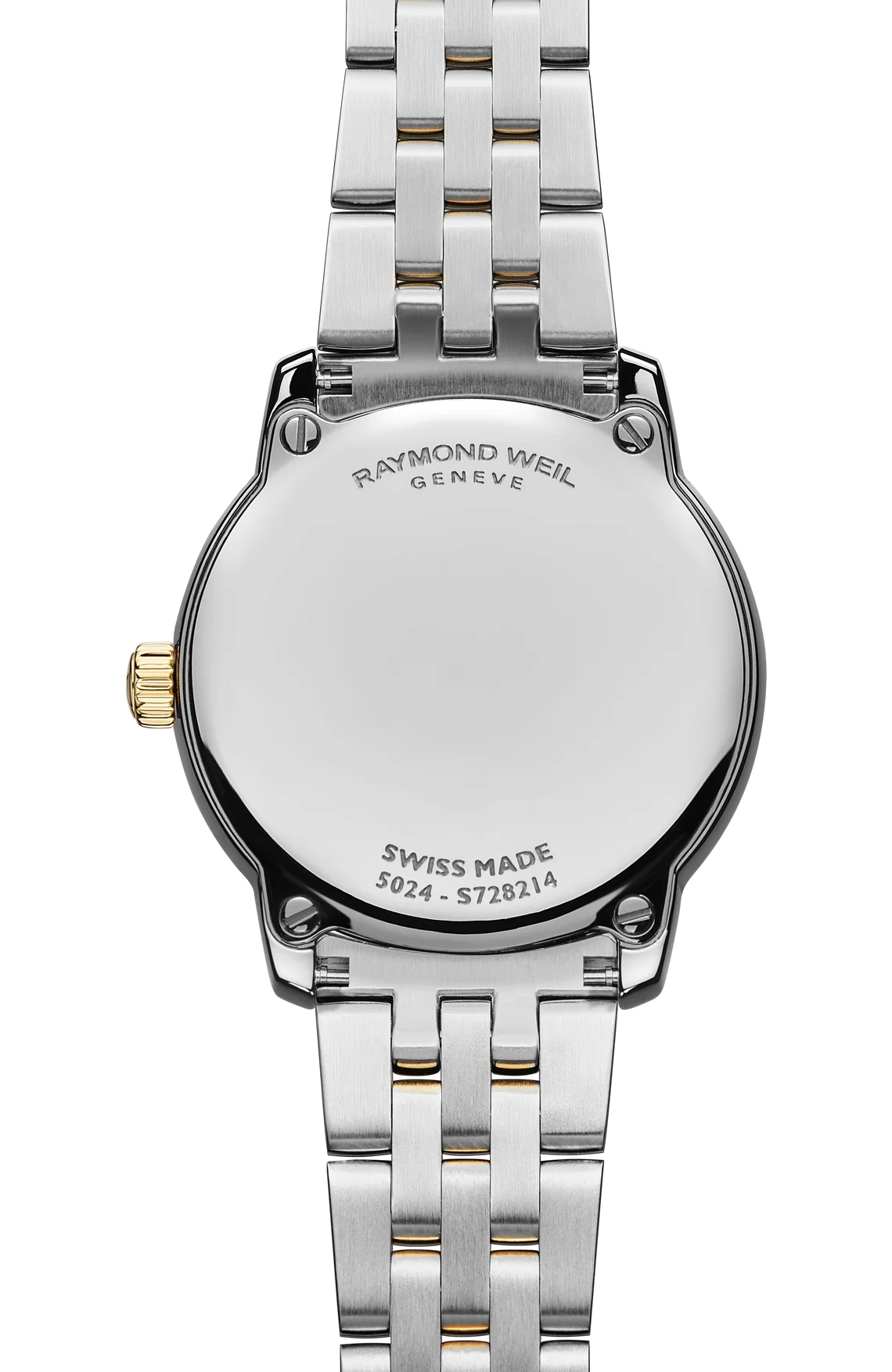 Raymond Weil Toccata Mother of Pearl Diamond Set Dial Two Tone Womens Quartz Watch 24mm 5024-STP-97081