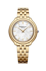 Raymond Weil Toccata Heritage Mother of Pearl Dial PVD Gold Plated Womens Quartz Watch 5250-P-97001