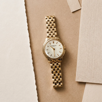 Raymond Weil Toccata Heritage Mother of Pearl Dial PVD Gold Plated Womens Quartz Watch 5250-P-97001