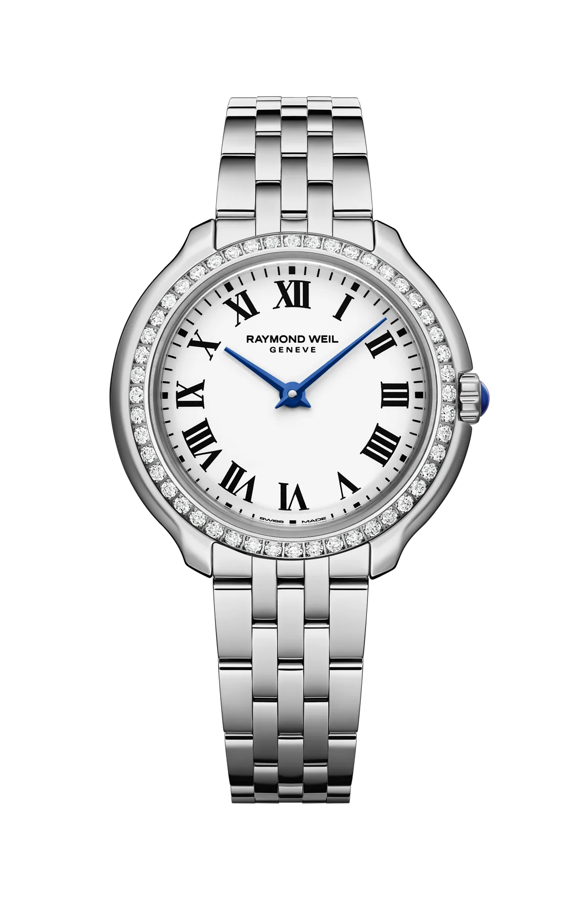 Raymond Weil Toccata Heritage White Dial Diamond Set Stainless Steel Womens Quartz Watch 5250-STS-00650