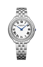 Raymond Weil Toccata Heritage White Dial Diamond Set Stainless Steel Womens Quartz Watch 5250-STS-00650