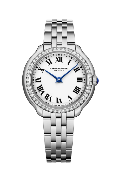 Raymond Weil Toccata Heritage White Dial Diamond Set Stainless Steel Womens Quartz Watch 5250-STS-00650