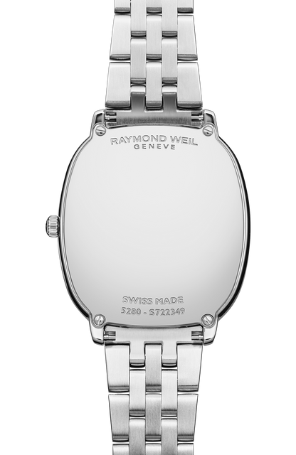 Raymond Weil Toccata Heritage Blue Dial Diamond Set Stainless Steel Womens Quartz Watch 5280-STS-50001