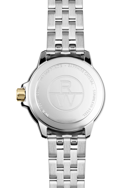 Raymond Weil Tango Mother of Pearl Diamond Set Dial Two Tone Womens Quartz Watch 5960-STP-00995