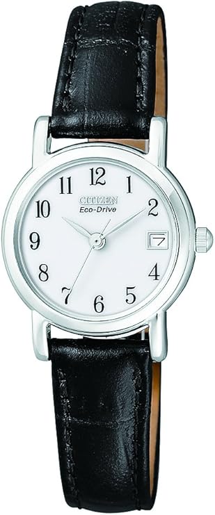 Citizen Eco-Drive White Dial Stainless Steel Womens Watch EW1270-06A