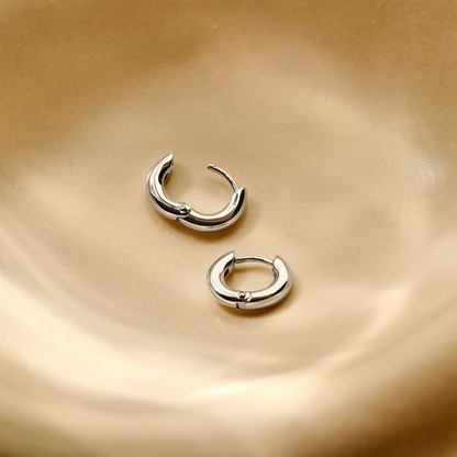TI SENTO Sterling Silver Small Huggy Hoop Earrings