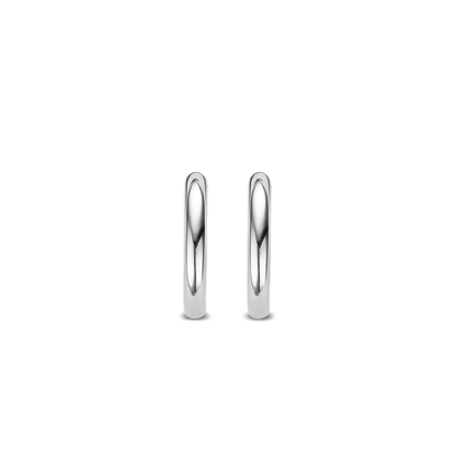 TI SENTO Sterling Silver Classic Large Hoop Earrings
