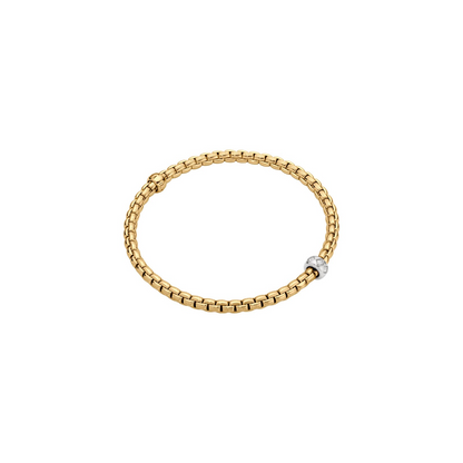 FOPE Flex'it Eka 18ct Gold & Diamond Bracelet