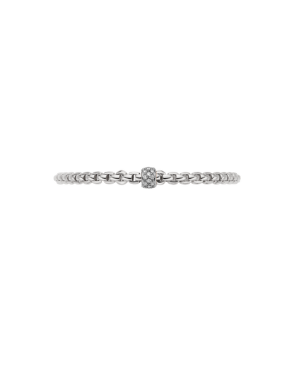 FOPE Flex'it Eka Tiny 18ct White Gold & Diamond Bracelet