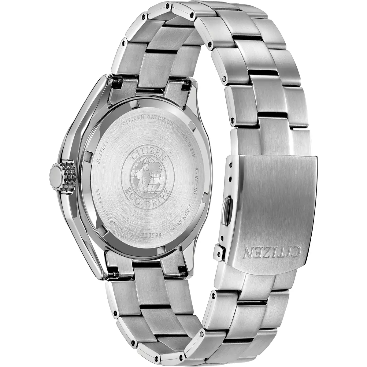 Citizen Eco-Drive Terra Force Green Dial Stainless Steel Mens Watch AW1890-51X