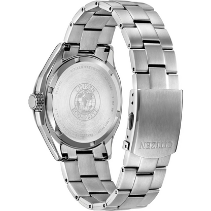 Citizen Eco-Drive Terra Force Green Dial Stainless Steel Mens Watch AW1890-51X