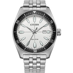 Citizen Eco-Drive Sport Silver-White Dial Stainless Steel Mens Watch AW1911-53A