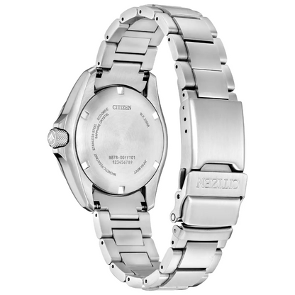 Citizen Eco-Drive Promaster Land GMT Red Dial Stainless Steel Mens Watch BJ7150-50W