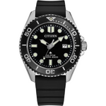 Citizen Eco-Drive Promaster Diver Black Dial Stainless Steel Mens Watch BN0266-07E