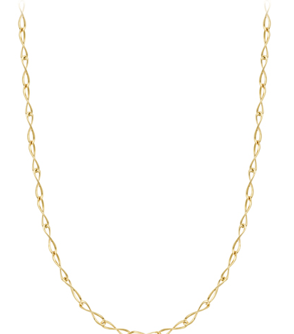 9ct Gold Infinity Link Necklace