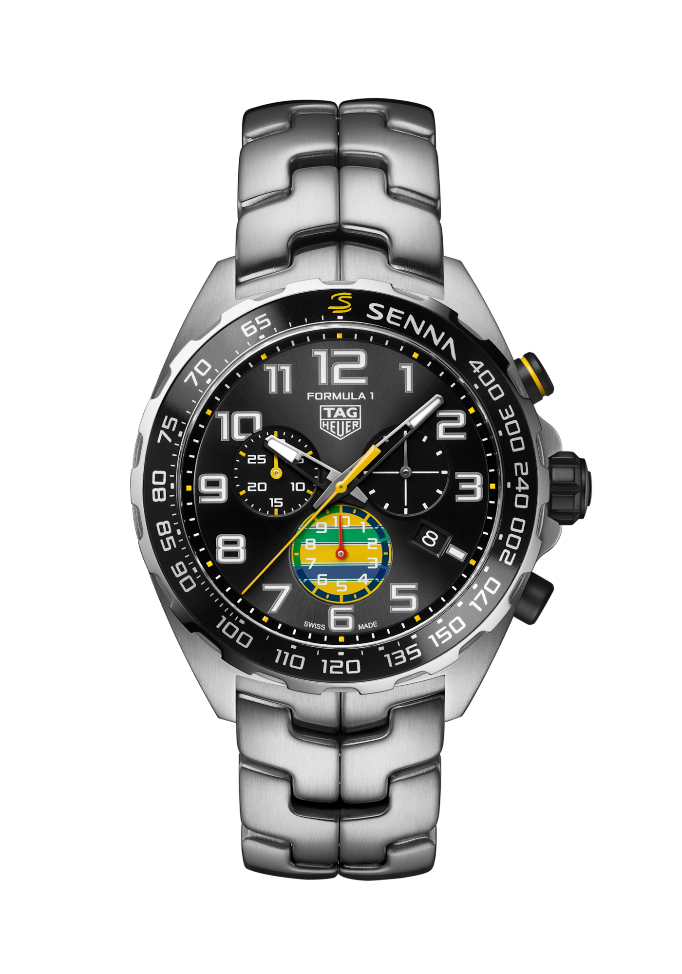 TAG Heuer Formula 1 Chronograph X Senna Special Edition Mens Quartz Chronograph Watch CAZ101AX.BA0637