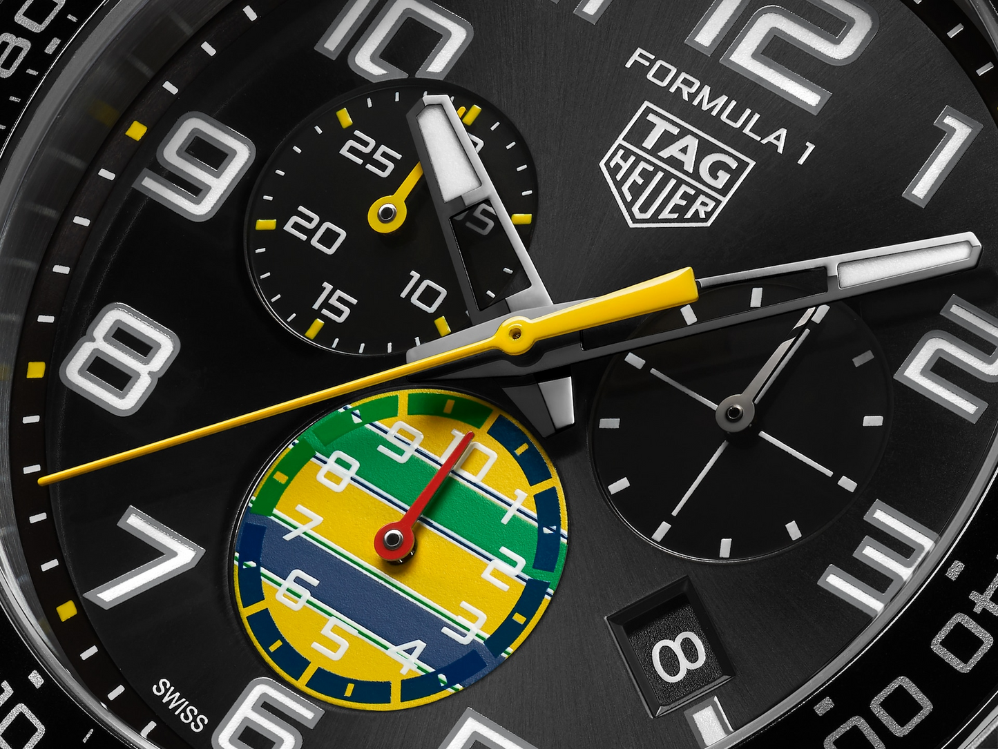 TAG Heuer Formula 1 Chronograph X Senna Special Edition Mens Quartz Chronograph Watch CAZ101AX.BA0637