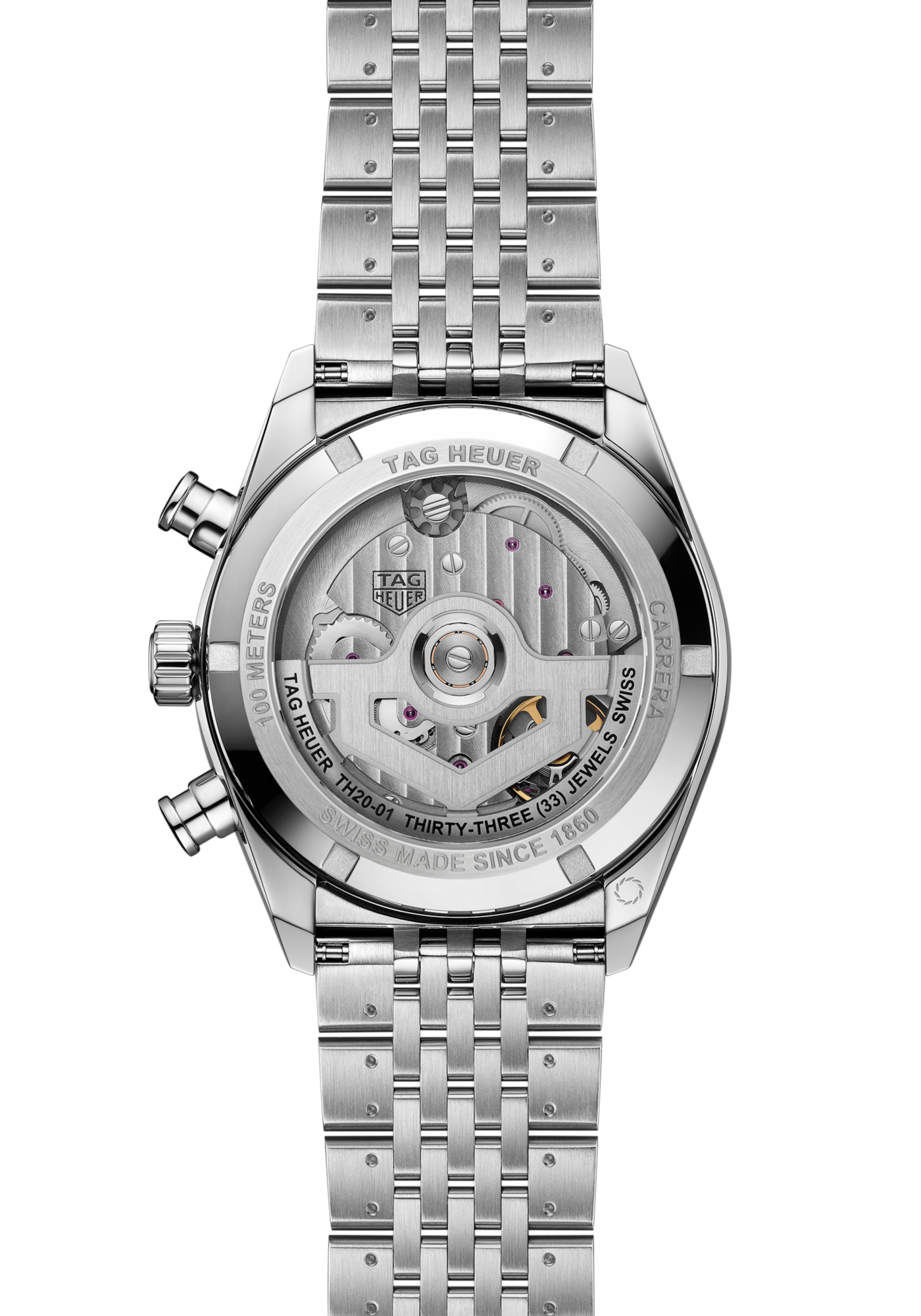 TAG Heuer Carrera Blue Dial Stainless Steel Mens Chronograph Watch CBS2113.BA0053