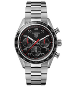 TAG Heuer Carrera Chronograph Sport Black Dial Stainless Steel Mens Watch CDB2110.BA0054