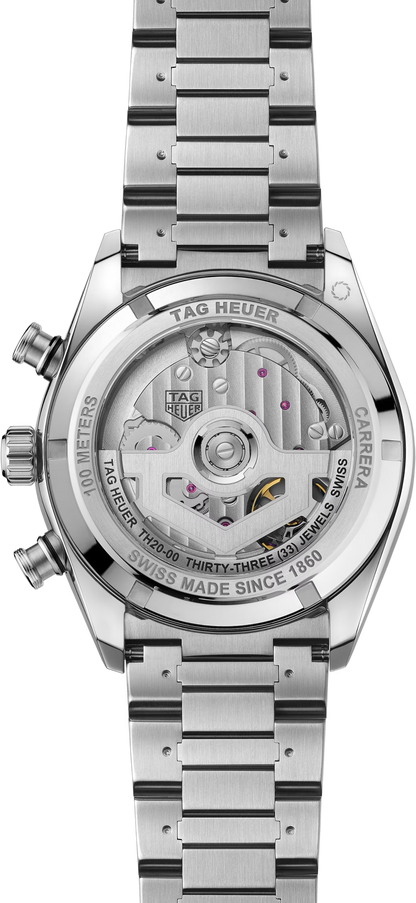 TAG Heuer Carrera Chronograph Sport Black Dial Stainless Steel Mens Watch CDB2110.BA0054