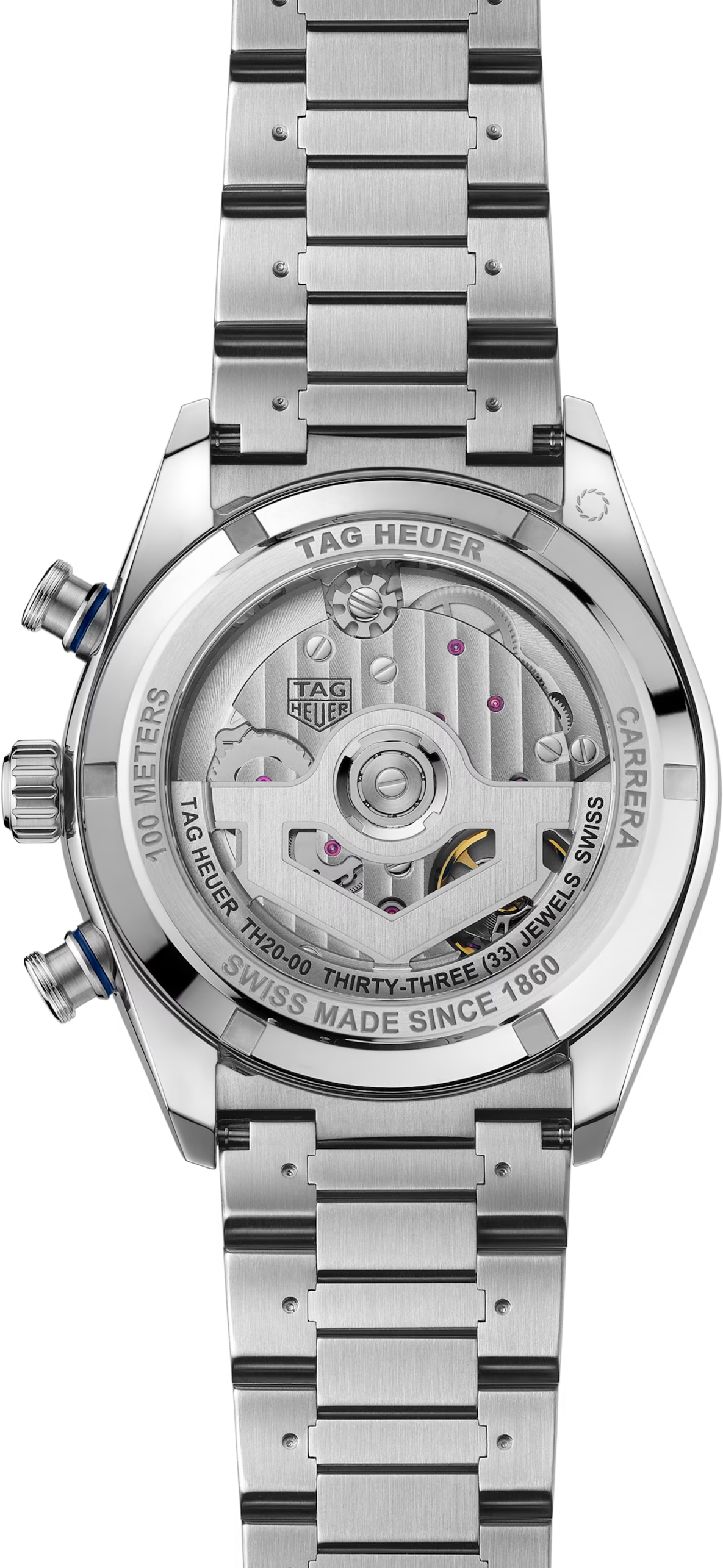 TAG Heuer Carrera Chronograph Sport Blue Dial Stainless Steel Mens Watch CDB2111.BA0054