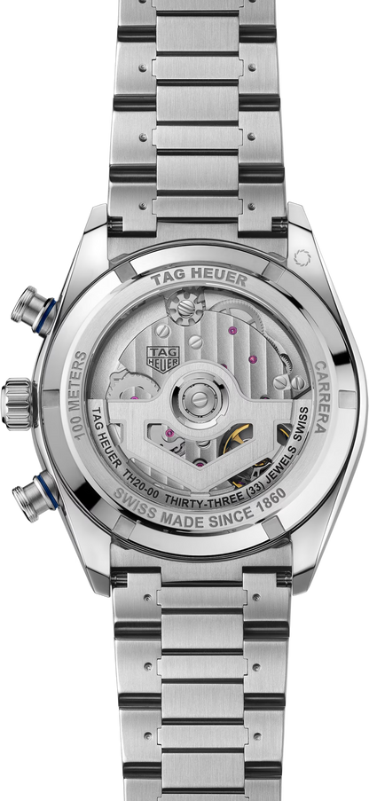 TAG Heuer Carrera Chronograph Sport Blue Dial Stainless Steel Mens Watch CDB2111.BA0054