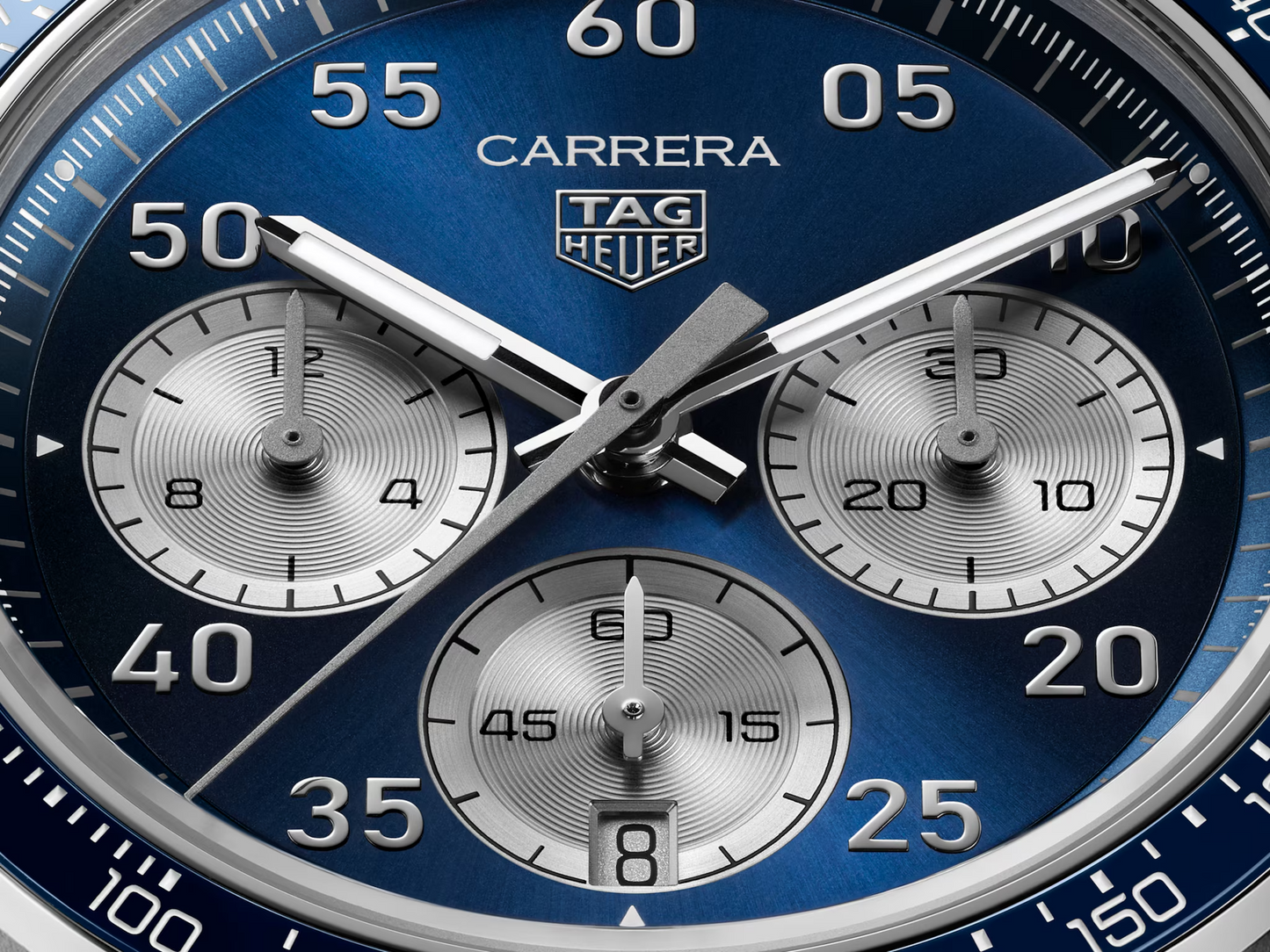 TAG Heuer Carrera Chronograph Sport Blue Dial Stainless Steel Mens Watch CDB2111.BA0054
