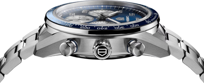 TAG Heuer Carrera Chronograph Sport Blue Dial Stainless Steel Mens Watch CDB2111.BA0054