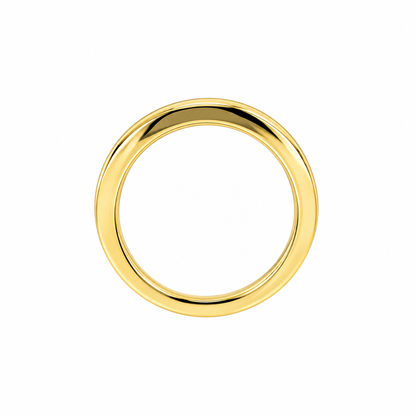 18ct Gold Ruby & Diamond Channel Set Half Eternity Ring