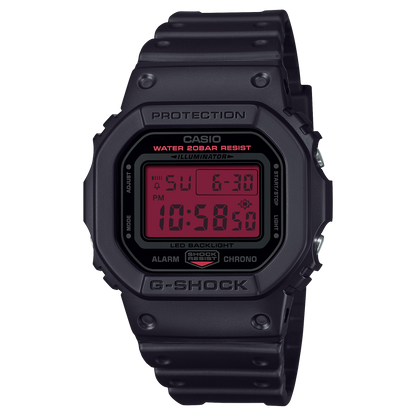 G-SHOCK 5600 Collection LED Resin Watch DW-5600BBR-1ER