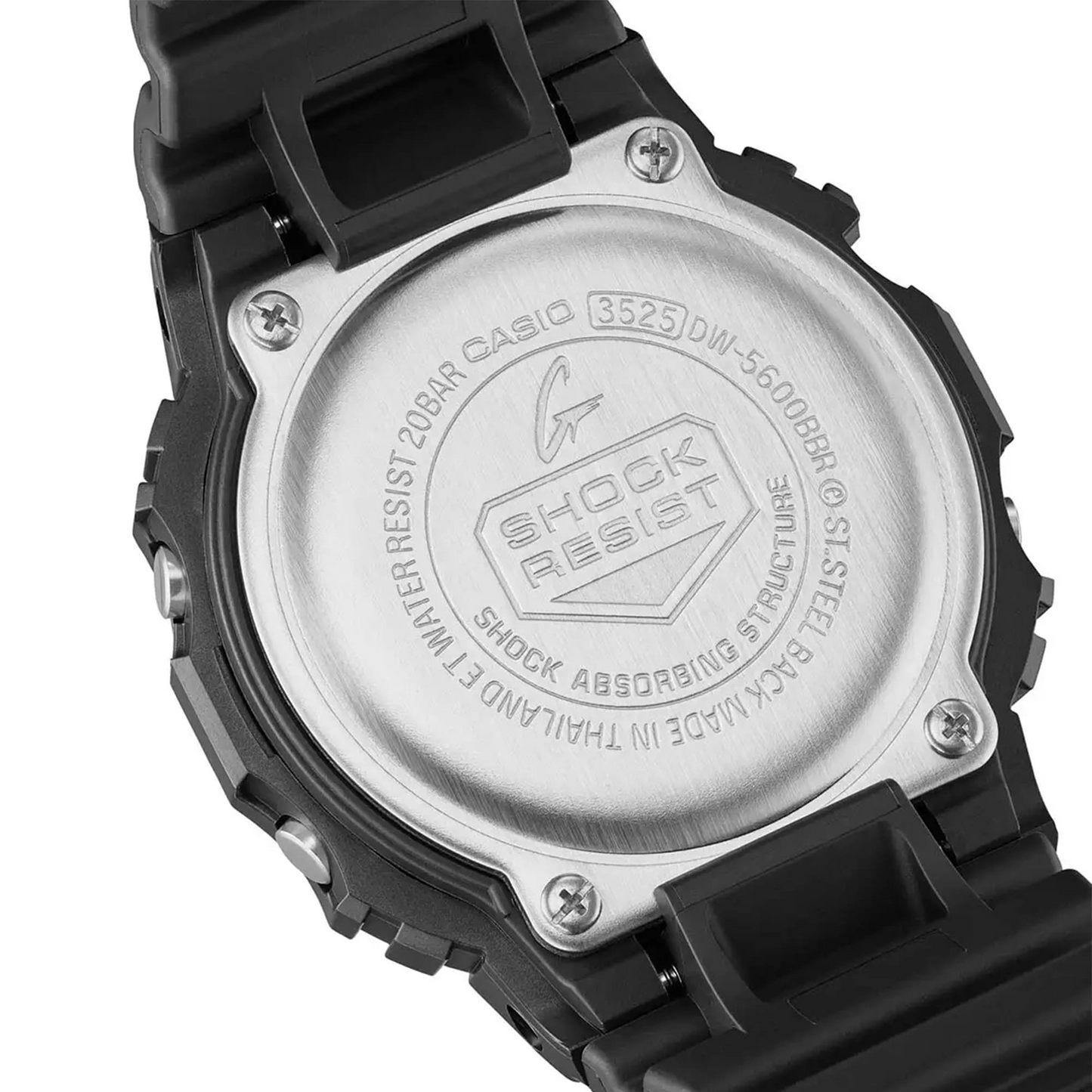 G-SHOCK 5600 Collection LED Resin Watch DW-5600BBR-1ER