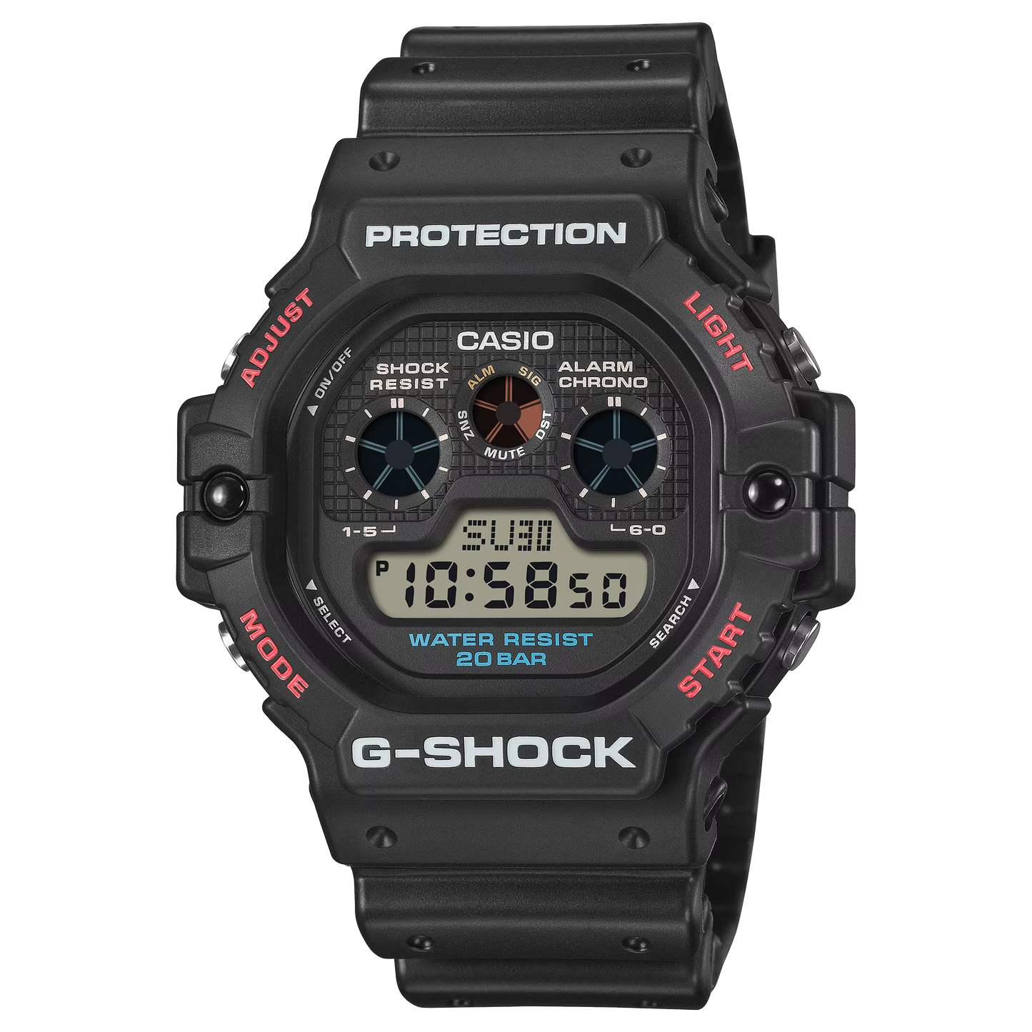 G-SHOCK 5900 Series Black Resin Watch DW-5900U-1ER