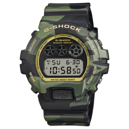 G-SHOCK 6900 Bold Camo Series Camouflage Resin Watch DW-6900CMG-3ER