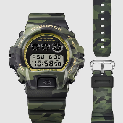 G-SHOCK 6900 Bold Camo Series Camouflage Resin Watch DW-6900CMG-3ER