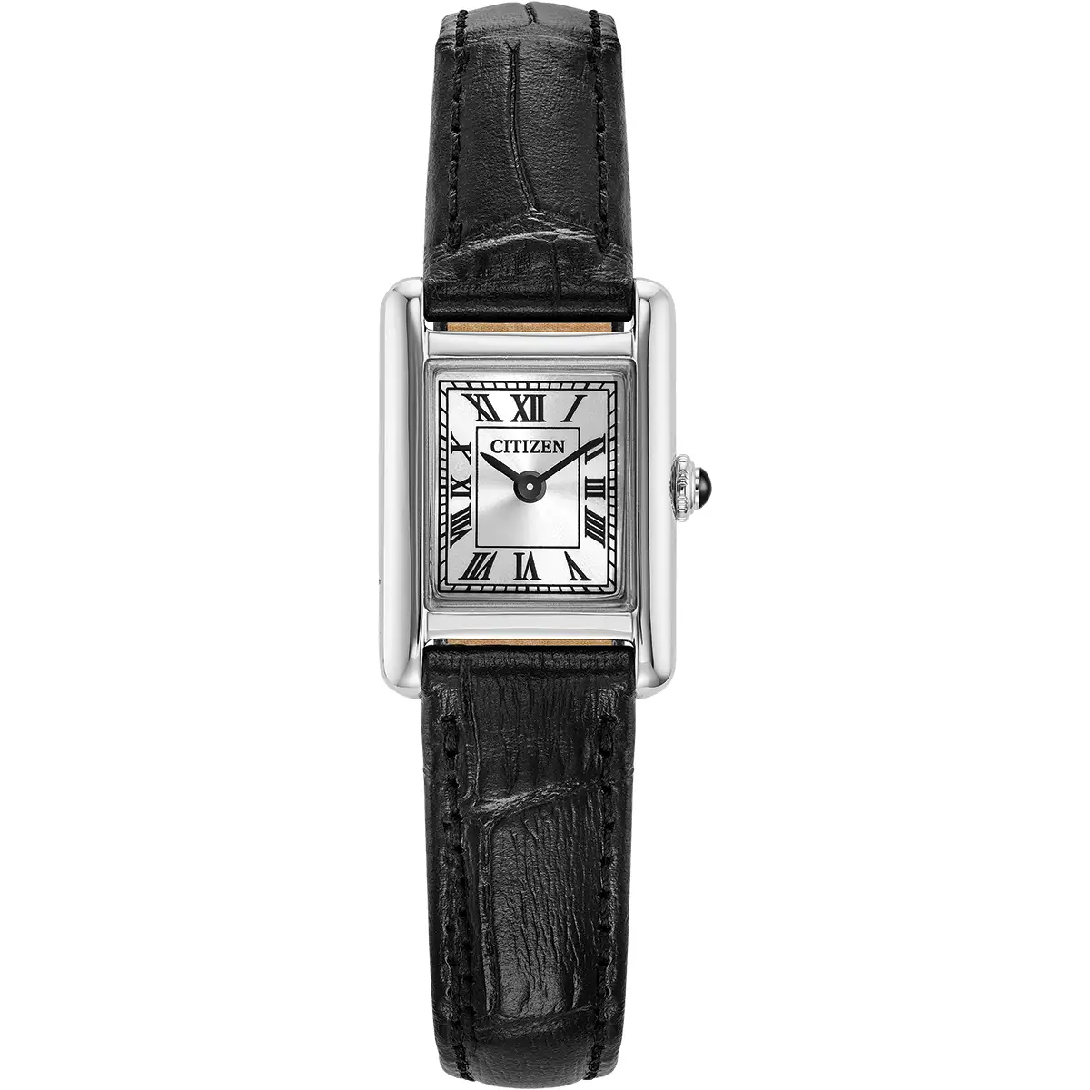 Citizen Eco-Drive Fio Roma Silver Dial Stainless Steel Womens Watch EG2790-12A