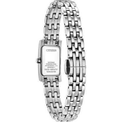 Citizen Eco-Drive Petite Palidoro Mother of Pearl Dial Stainless Steel Womens Watch EG7110-54Y