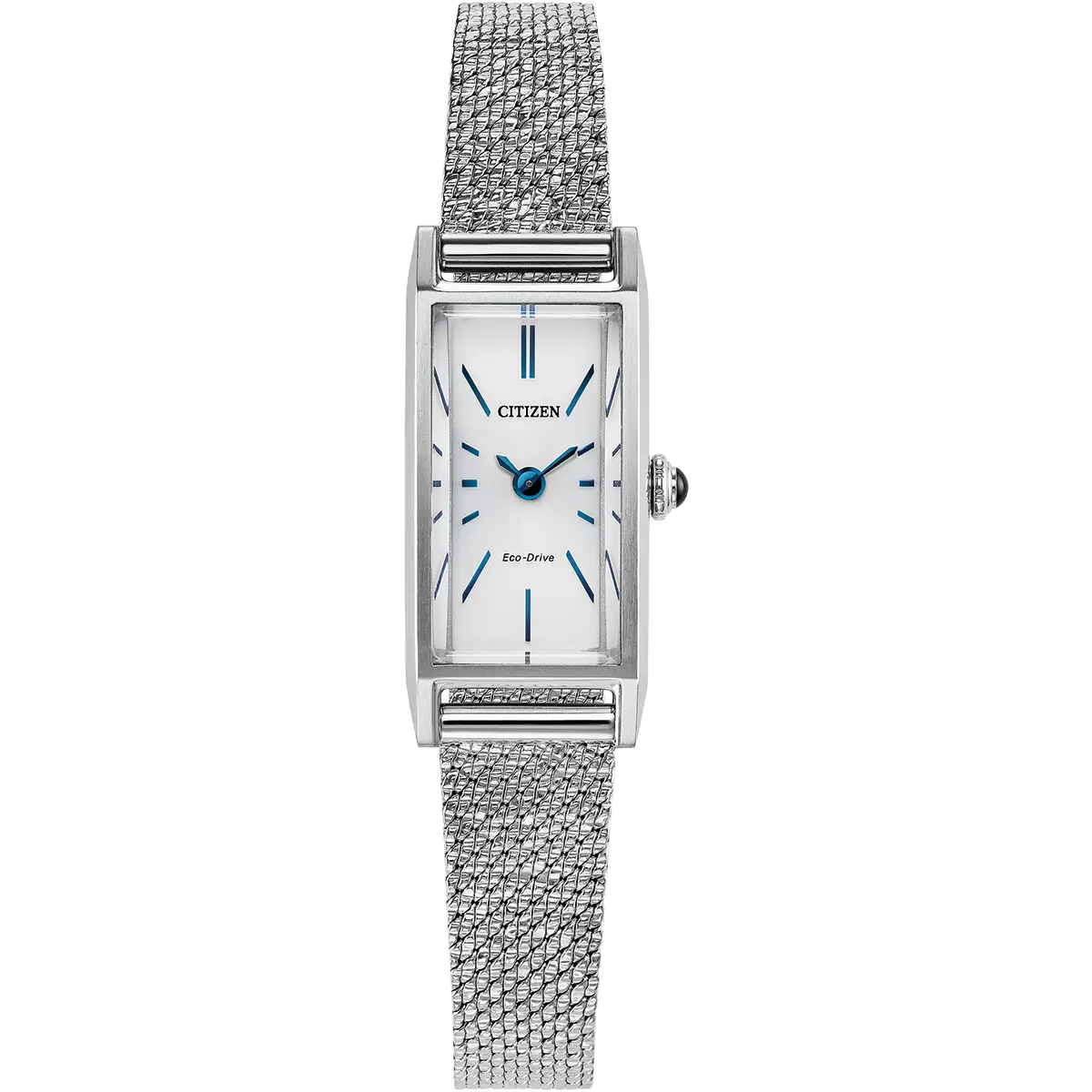 Citizen Eco-Drive Fio White Dial Stainless Steel Womens Watch EG7120-51A