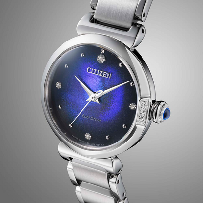 Citizen Eco-Drive Citizen L Mae UNITE with BLUE  Limited Edition Stainless Steel Womens Watch EM1060-87L