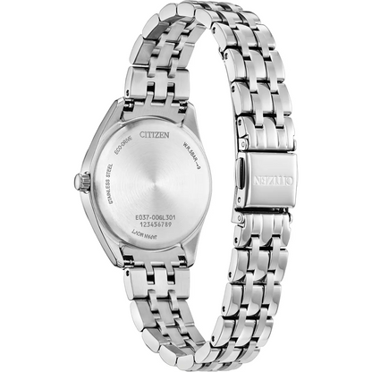Citizen Eco-Drive Peyten Purple Dial Stainless Steel Womens Watch EM1230-54X
