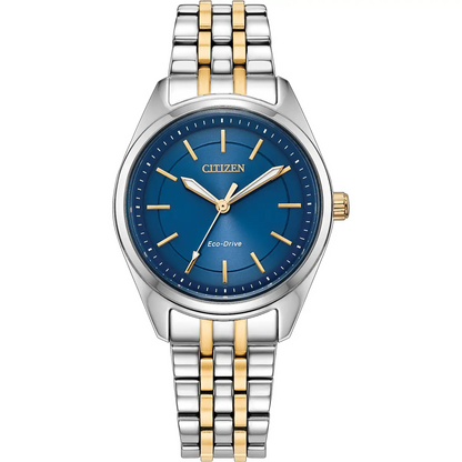 Citizen Eco-Drive Citizen Peyten Blue Dial Two Tone Womens Watch EM1234-53L