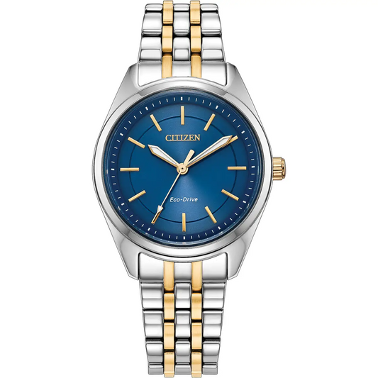 Citizen Eco-Drive Citizen Peyten Blue Dial Two Tone Womens Watch EM1234-53L