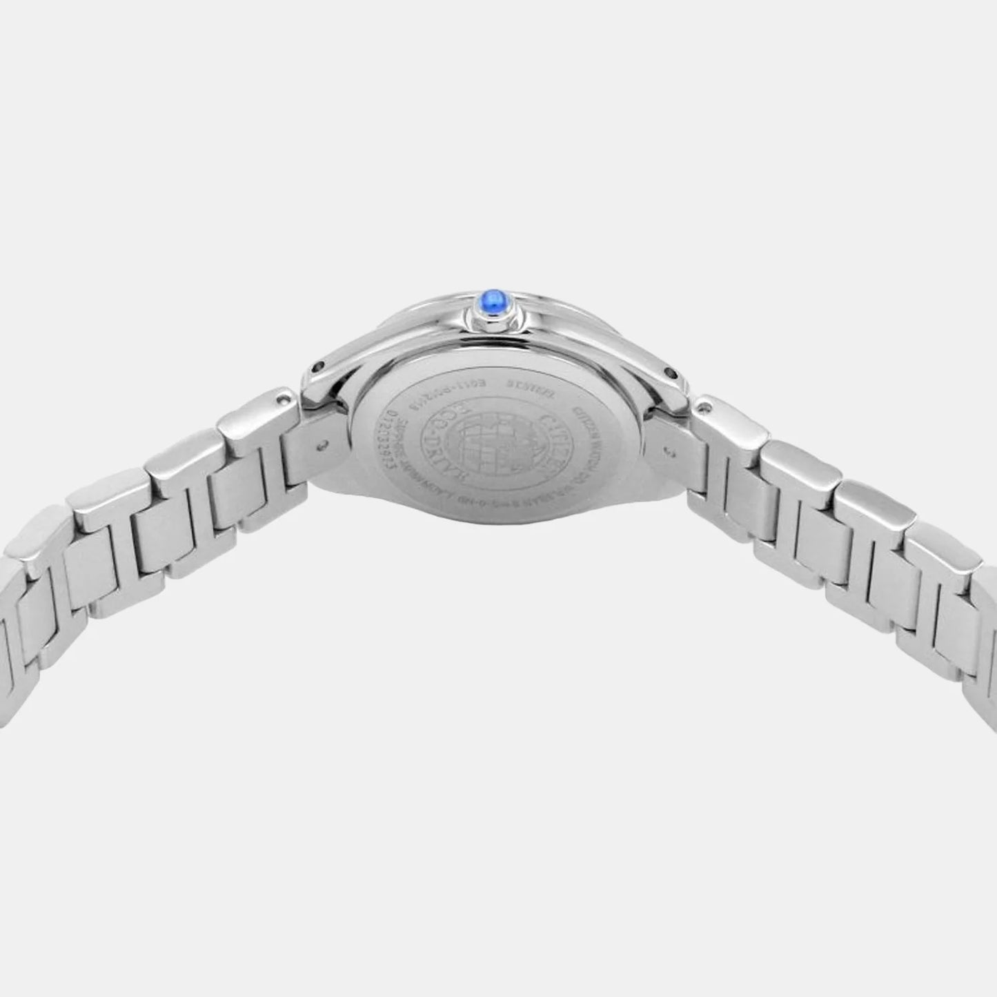 Citizen Eco-Drive Silhouette Crystal White Dial Stainless Steel Womens Watch EW2540-83A