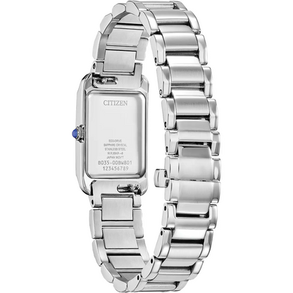 Citizen Eco-Drive Citizen L Bianca White Dial Stainless Steel Womens Watch EW5620-55A