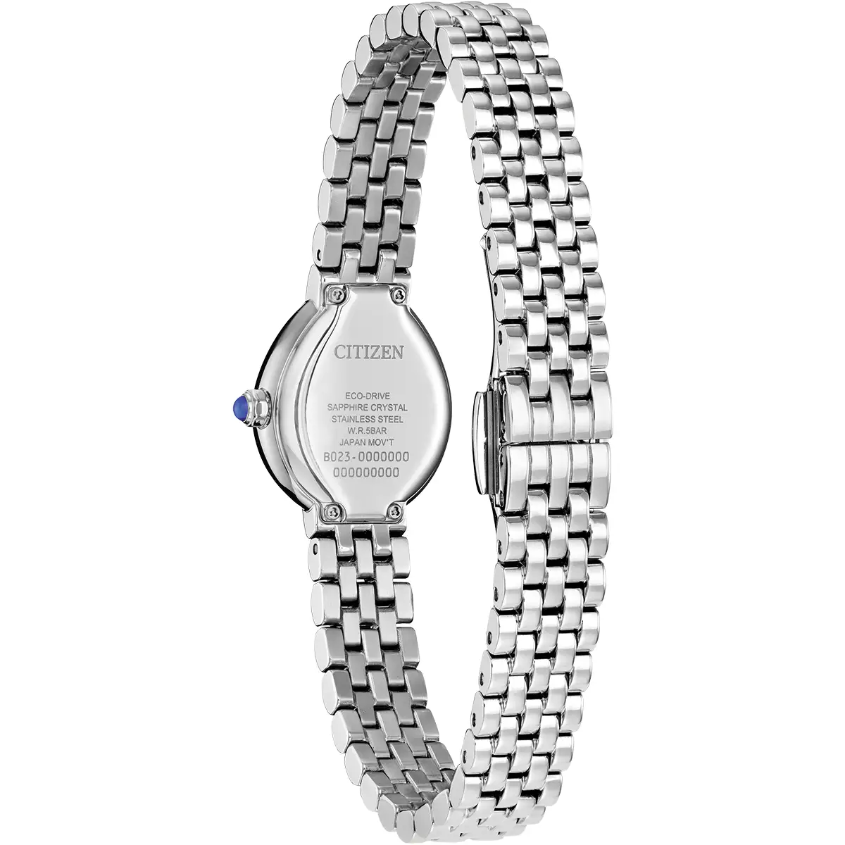 Citizen Eco-Drive Citizen L Rainell Black Dial Stainless Steel Womens Watch EX1550-54E